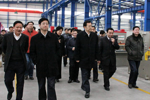 國(guó)家發(fā)改委副主任孫志剛來(lái)我公司參觀視察 國(guó)家發(fā)改委副主任孫志剛來(lái)我公司參觀視察